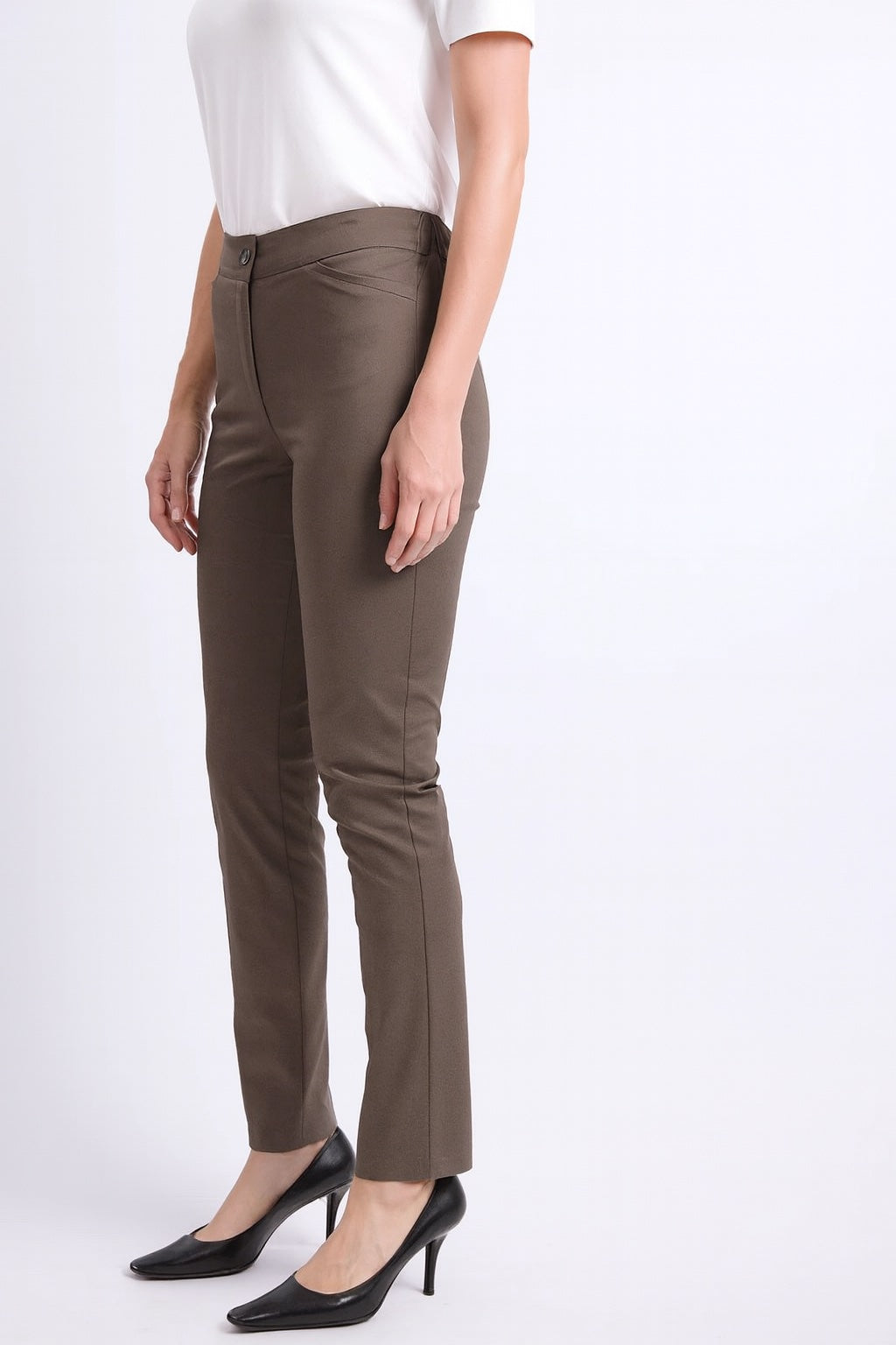 מכנסיים Flaneur Long 2 בחום-אפור