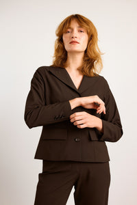 ג'קט Harmony בחום-וונגה (part of the suit)