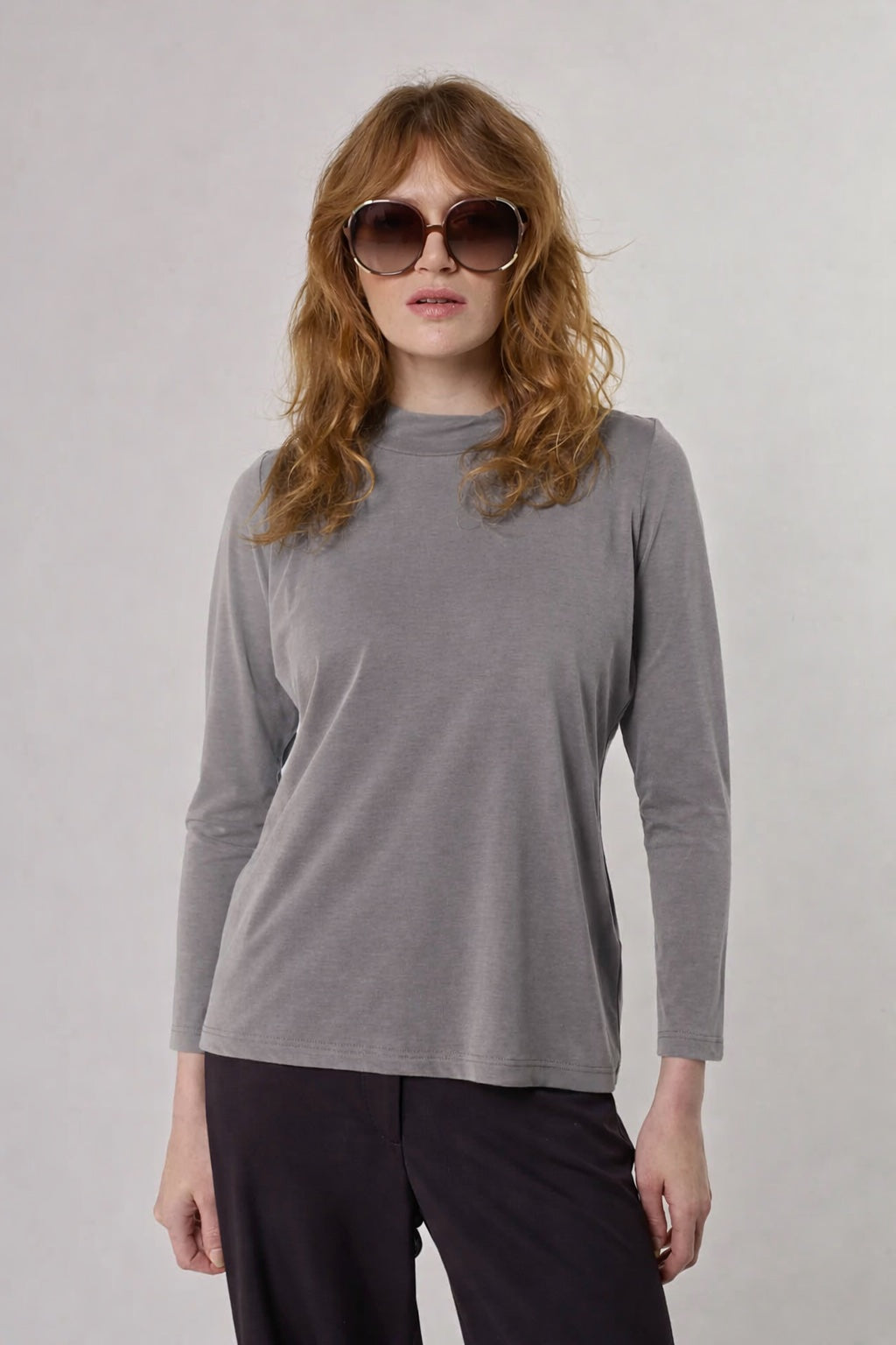 חולצה Jane באפור בהיר