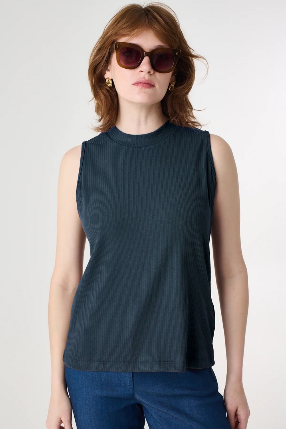 Water Tank Top in White