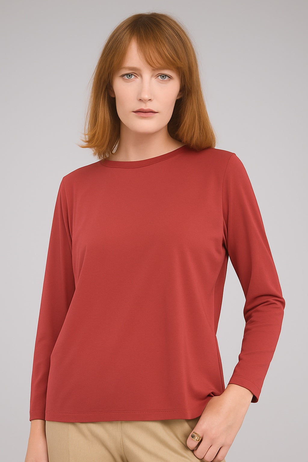 חולצה Jane באדום מעושן