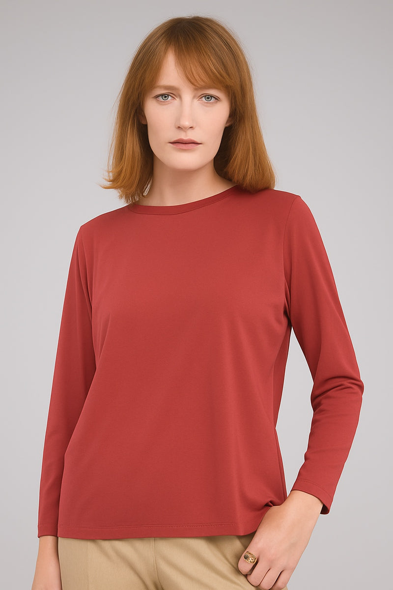 חולצה Jane באדום מעושן
