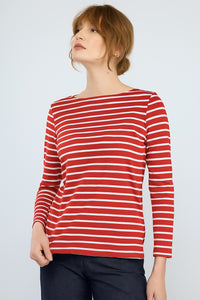 חולצה Marine פסים באדום