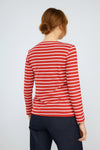 חולצה Marine פסים באדום