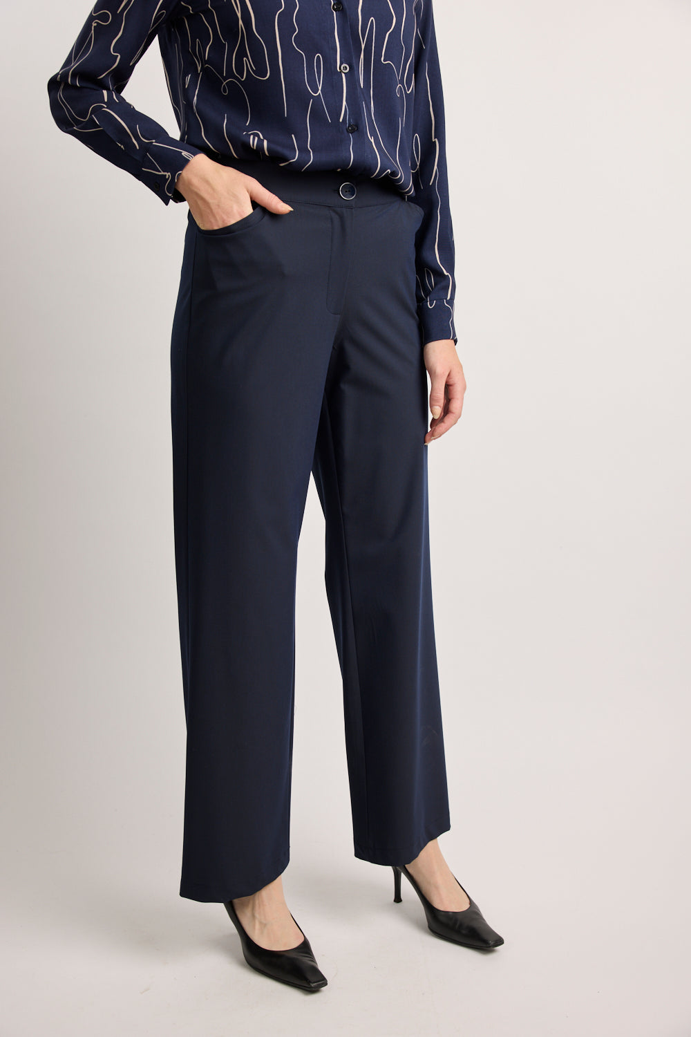 מכנסיים Harmony בכחול כהה