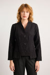 Aria Jacquard Jacket in Black