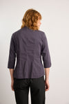 Olivia Tailored Shirt in Smoked Eggplant