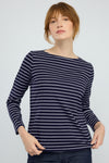 חולצה Marine פסים בכחול כהה