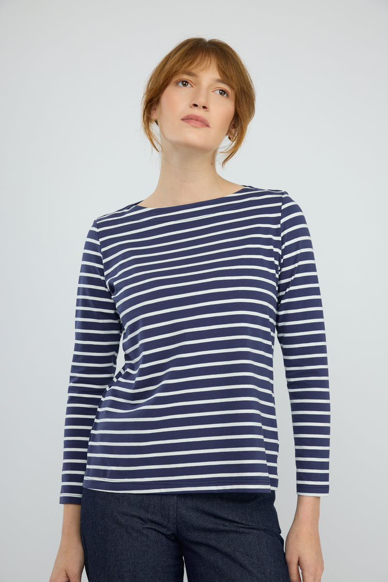 חולצה Marine פסים בכחול
