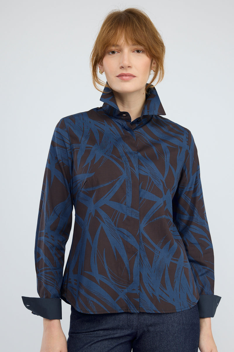 חולצה Milano מכופתרת  דפוס