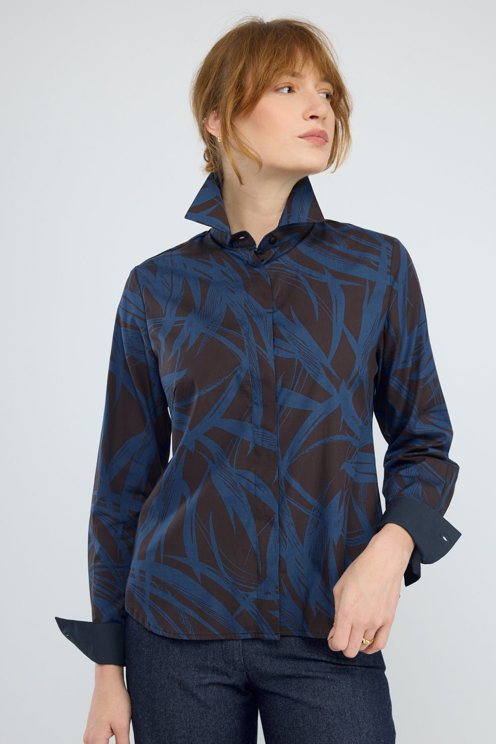 חולצה Milano מכופתרת  דפוס