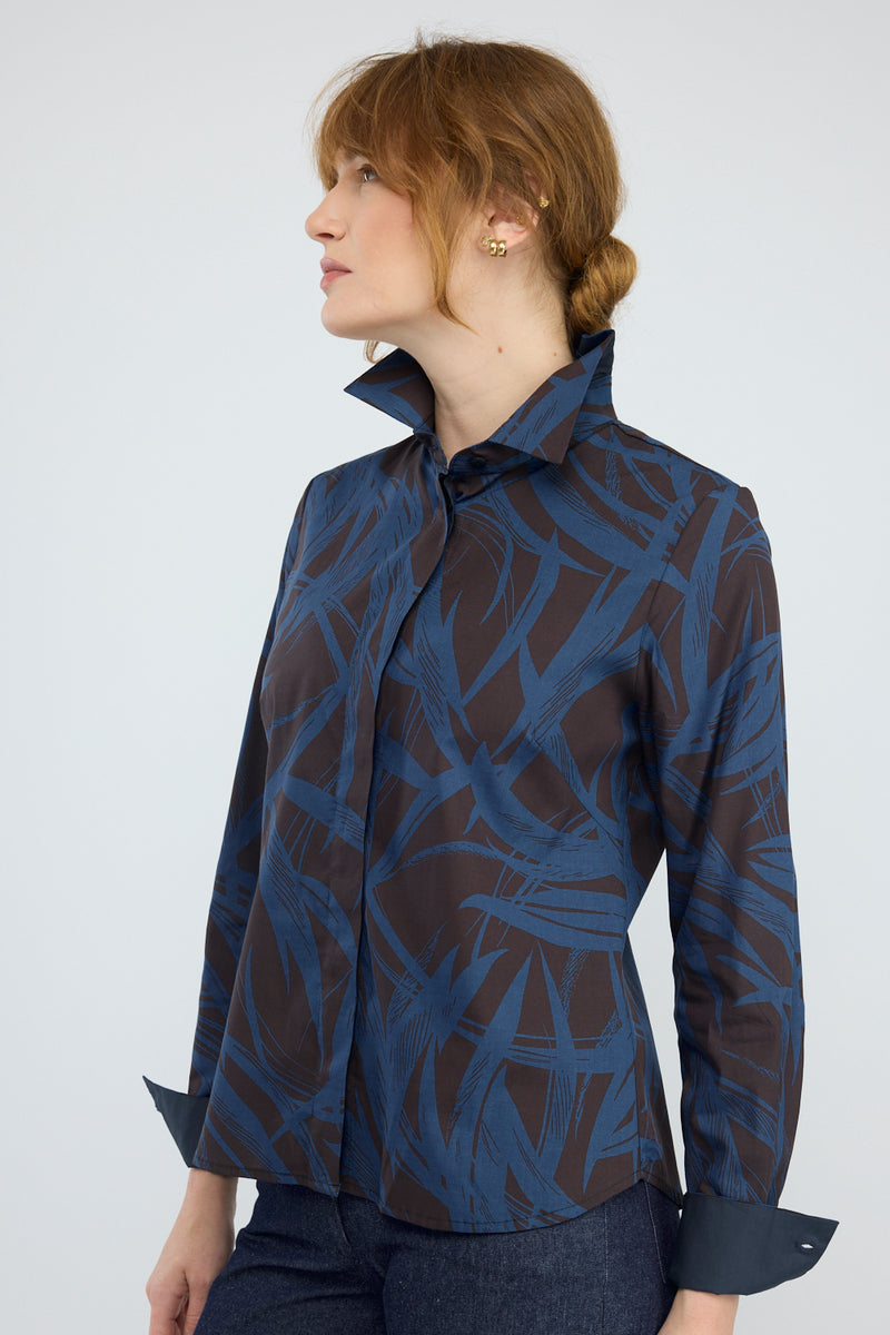 חולצה Milano מכופתרת  דפוס