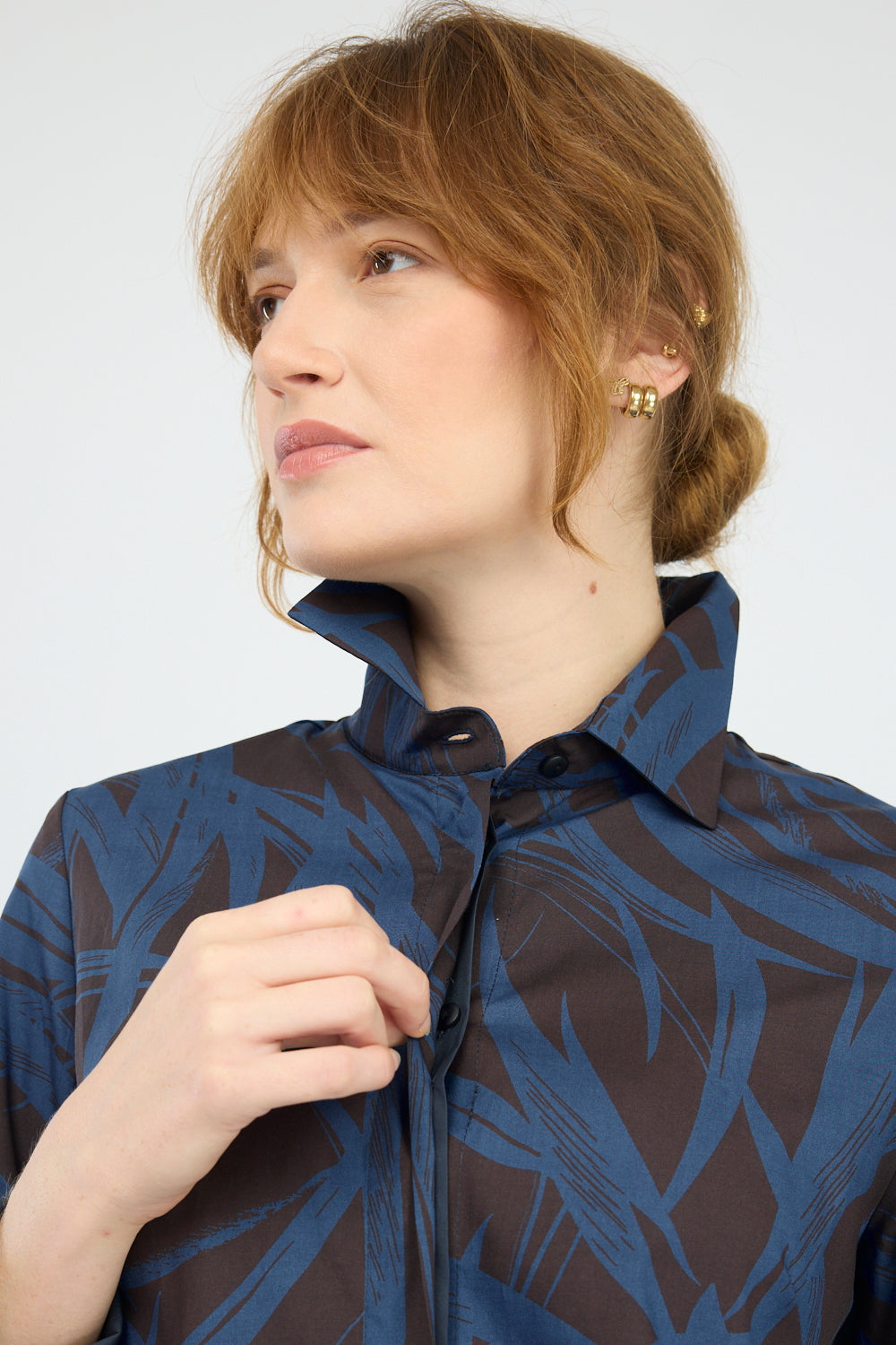 חולצה Milano מכופתרת  דפוס