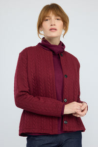 ג׳קט Panda בבורגונדי