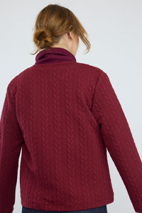 ג׳קט Panda בבורגונדי