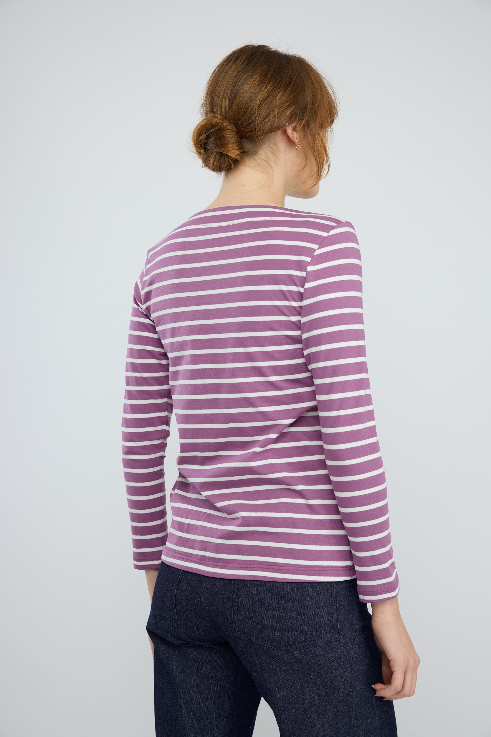 חולצה Marine פסים בסגול