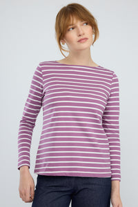 חולצה Marine פסים בסגול