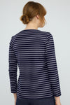 חולצה Marine פסים בכחול כהה