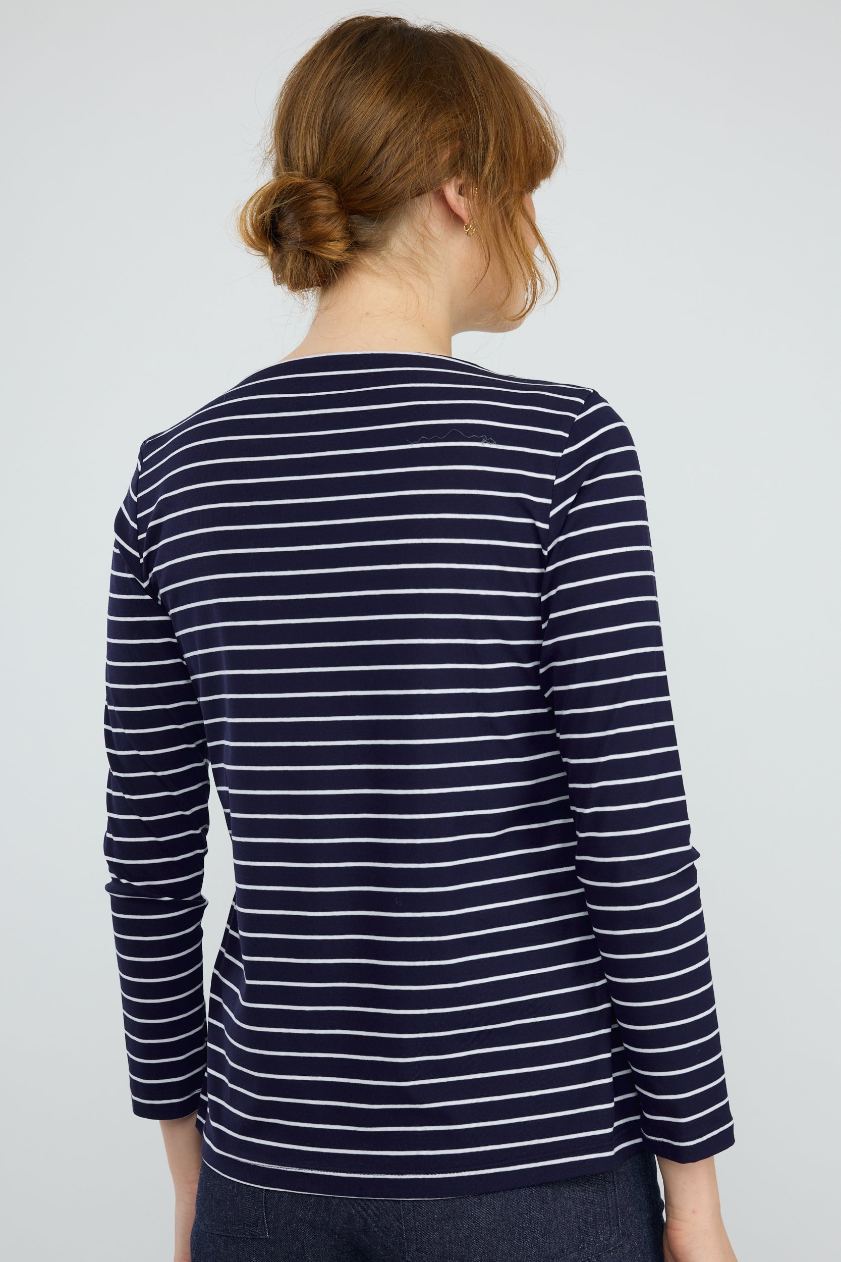 חולצה Marine פסים בכחול כהה