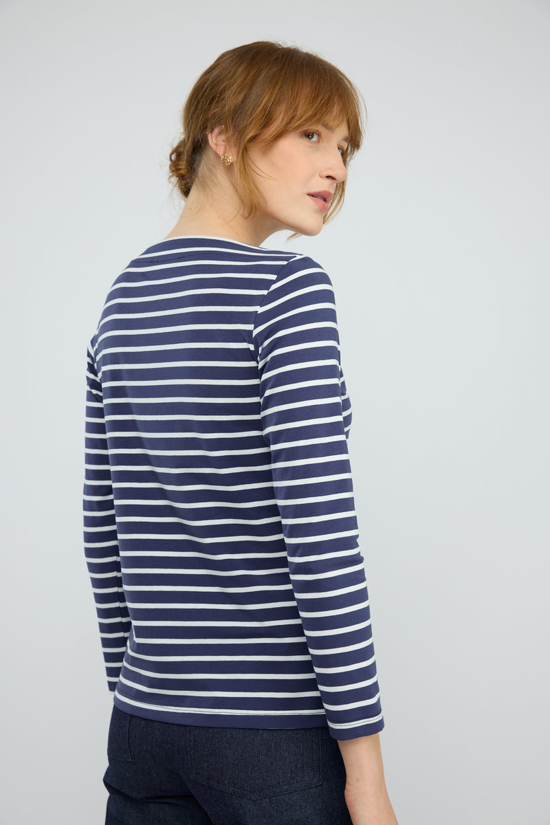 חולצה Marine פסים בכחול