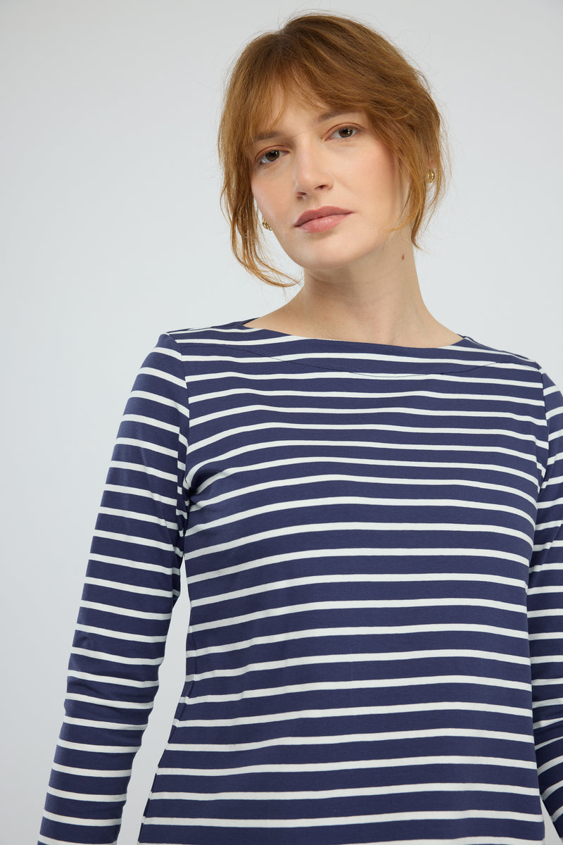 חולצה Marine פסים בכחול