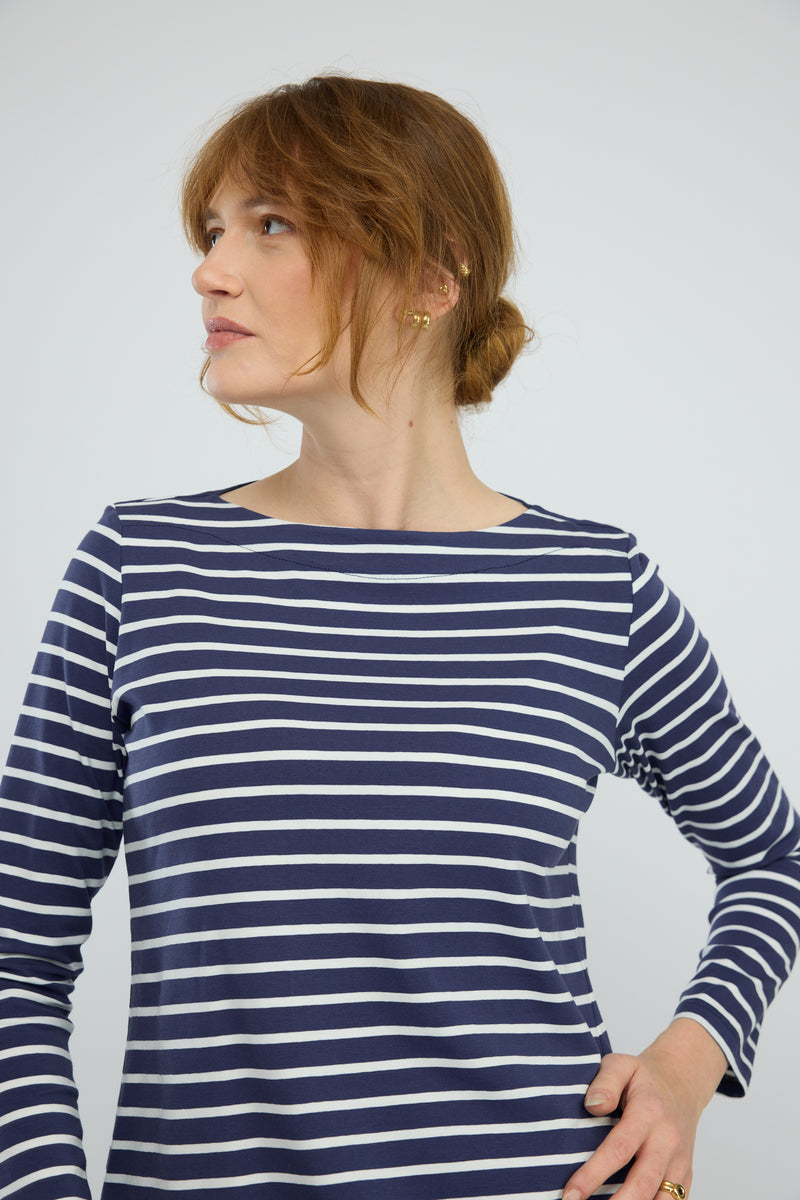 חולצה Marine פסים בכחול