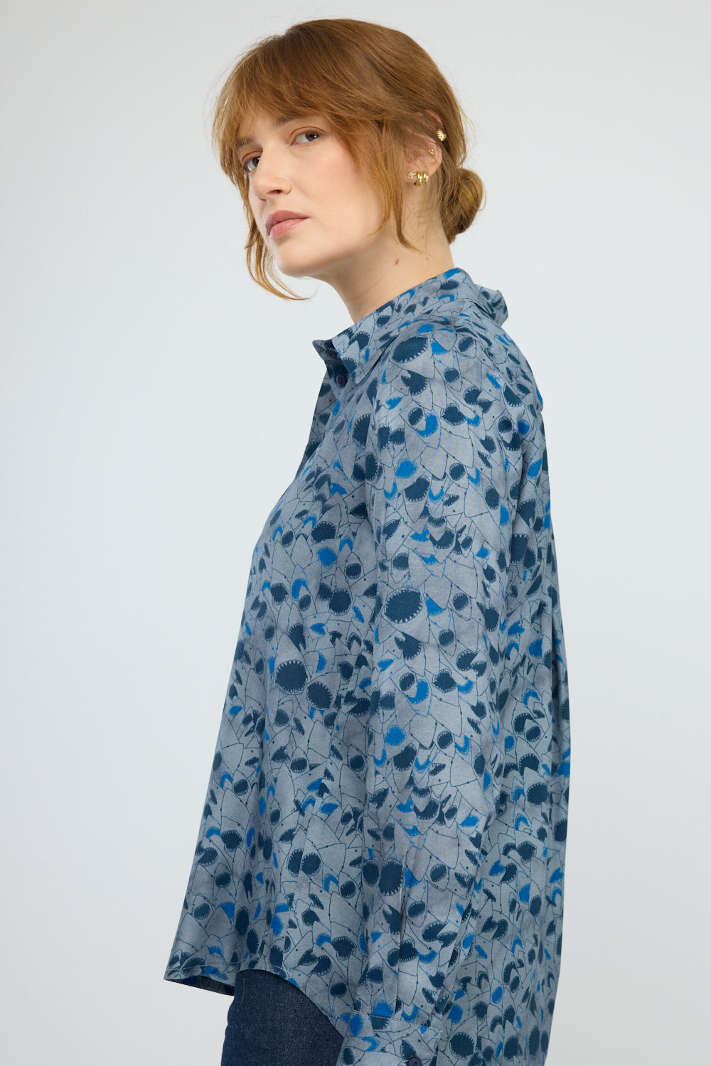 חולצה מכופתרת Bergamo דפוס 1