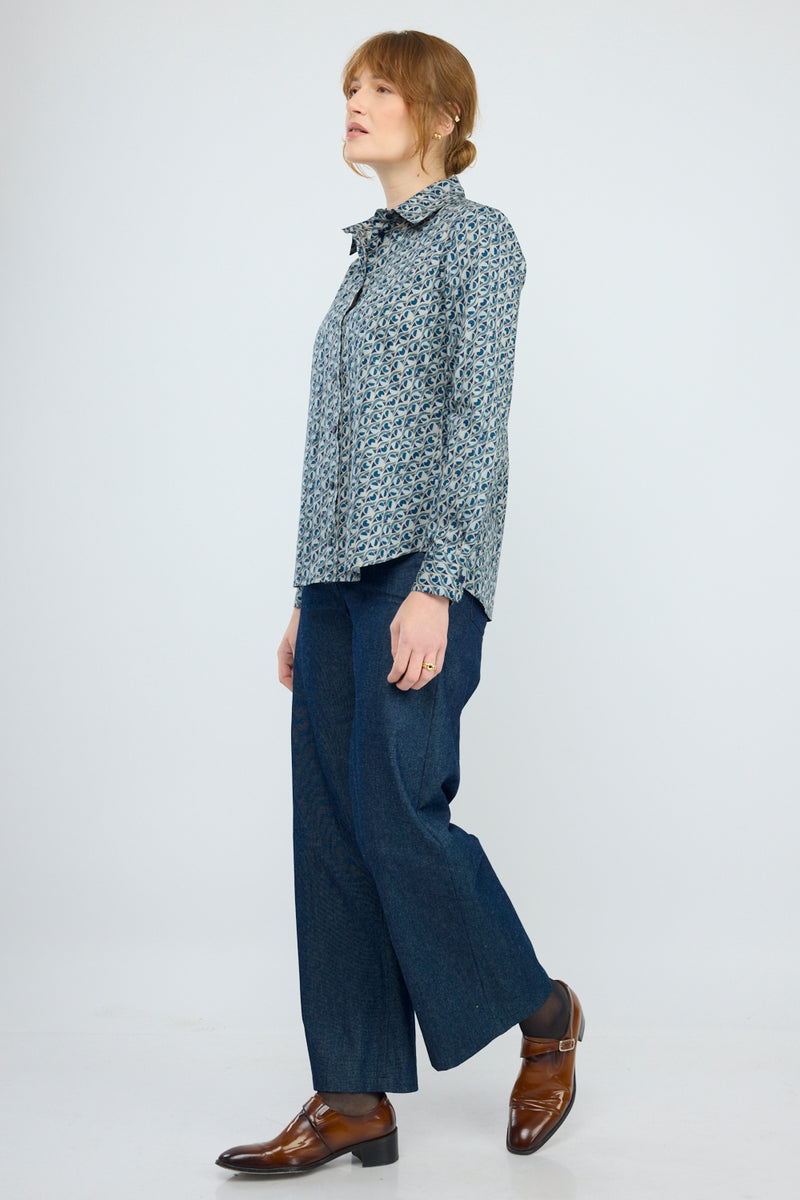 חולצה מכופתרת Bergamo דפוס 2