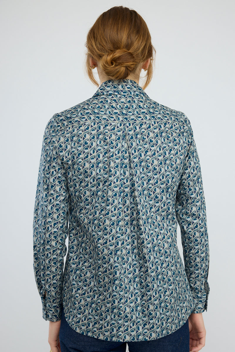 חולצה מכופתרת Bergamo דפוס 2