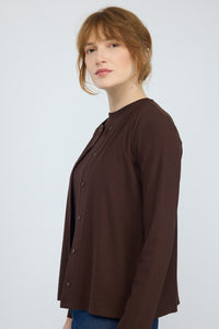 קרדיגן Earth בחום כהה