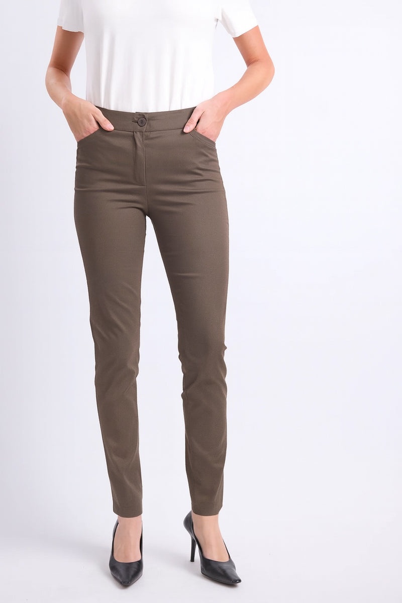 מכנסיים Flaneur Long 2 בחום-אפור