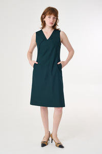 Linga Dress in Olive Green