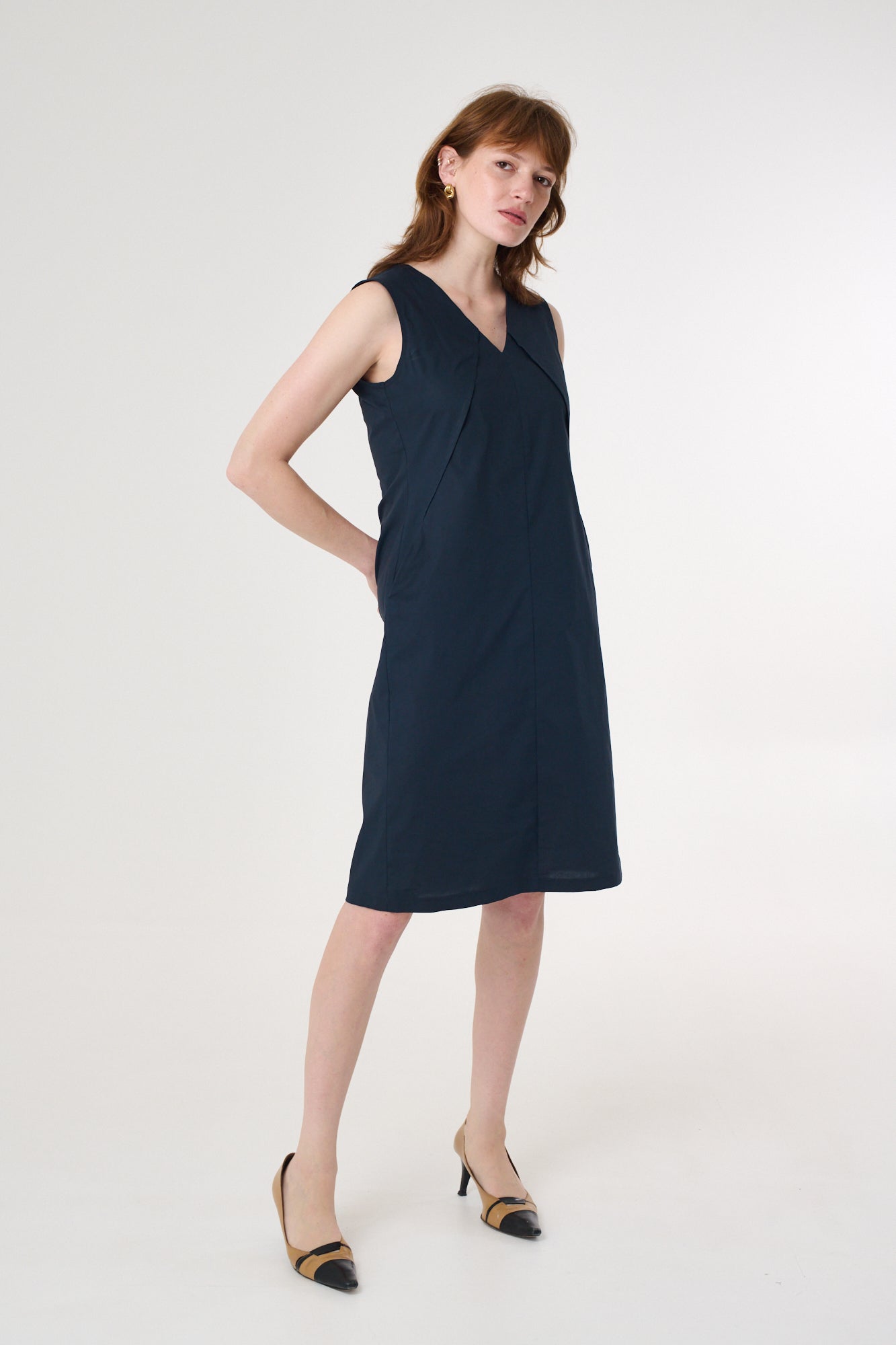 Linga Dress in Olive Green