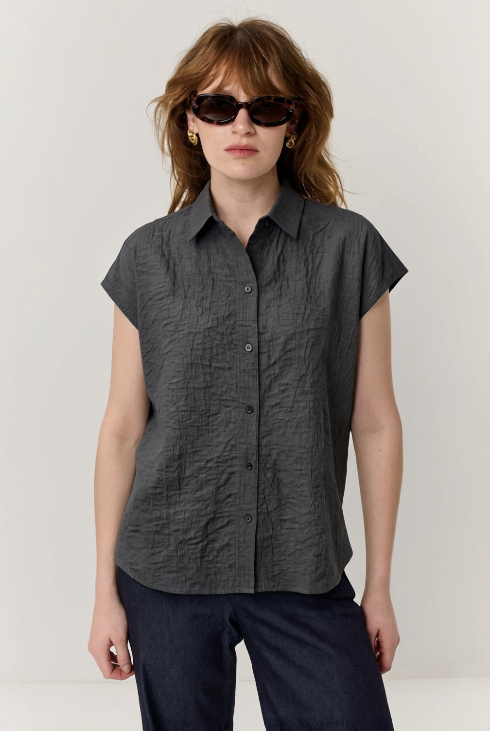 חולצה מכופתרת Victoria מרנגו