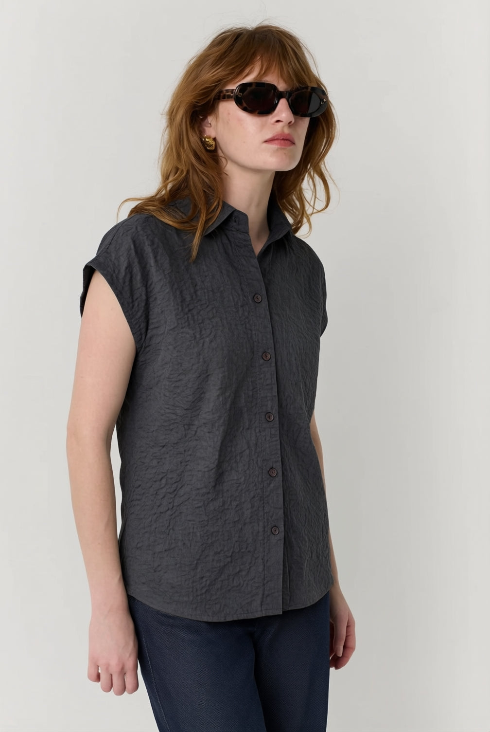 חולצה מכופתרת Victoria מרנגו