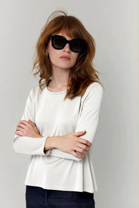Round T-shirt in stone