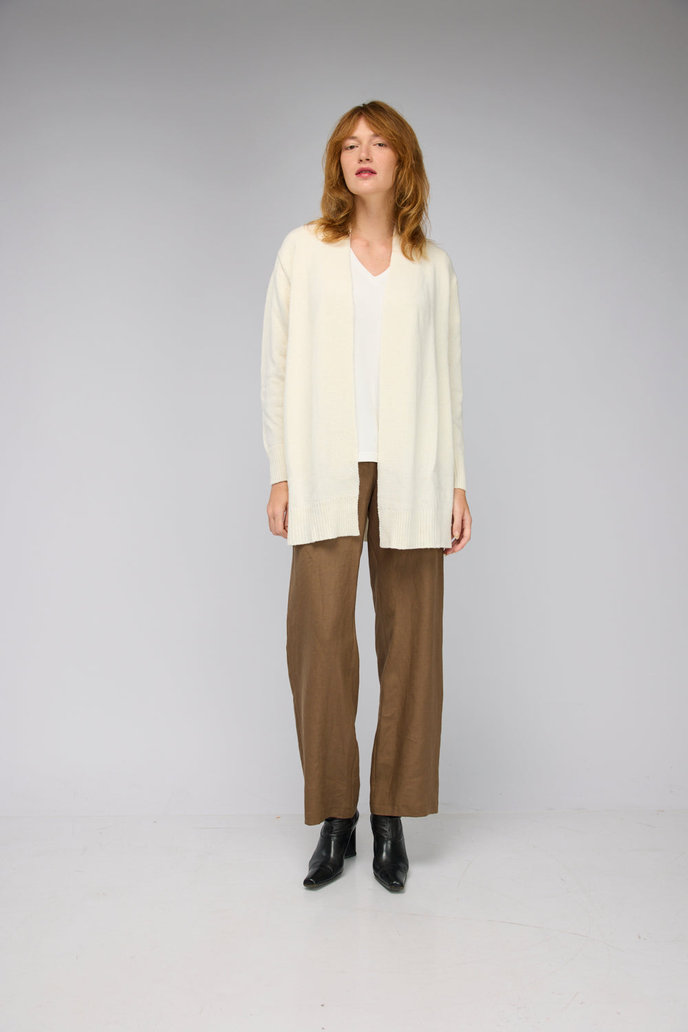 Paula Cardigan with Cashmere in Cream