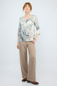 חולצה משי Silky דפוס 2