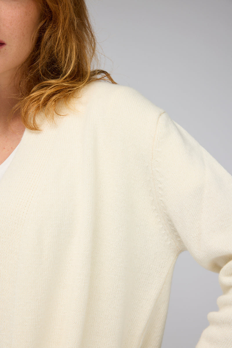 Paula Cardigan with Cashmere in Cream