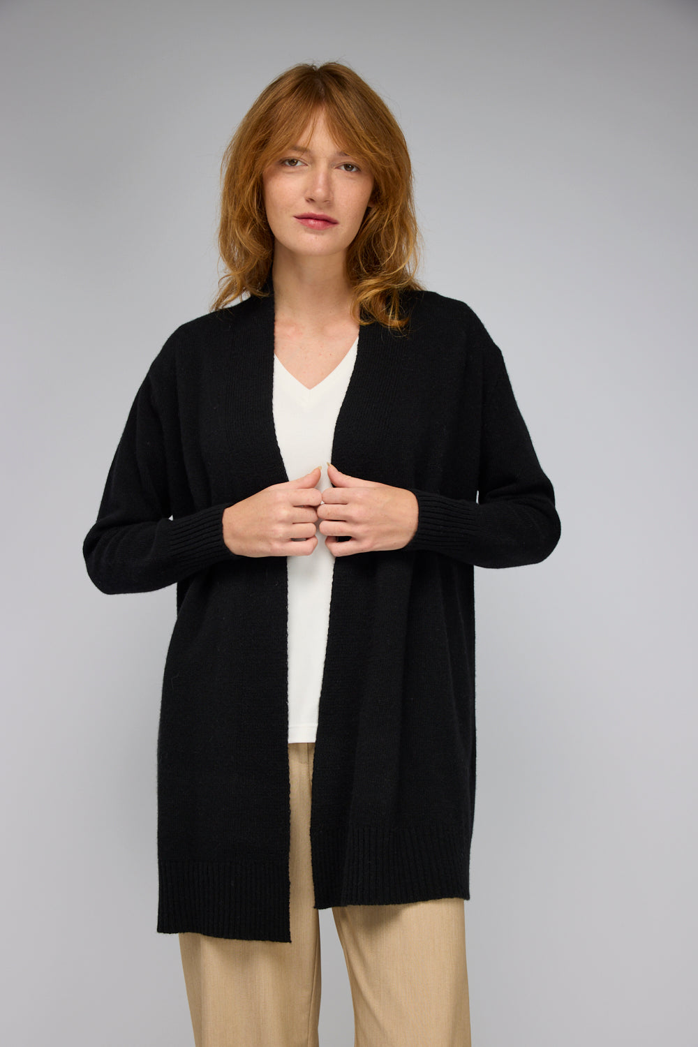 Paula Cardigan Sweater in Black