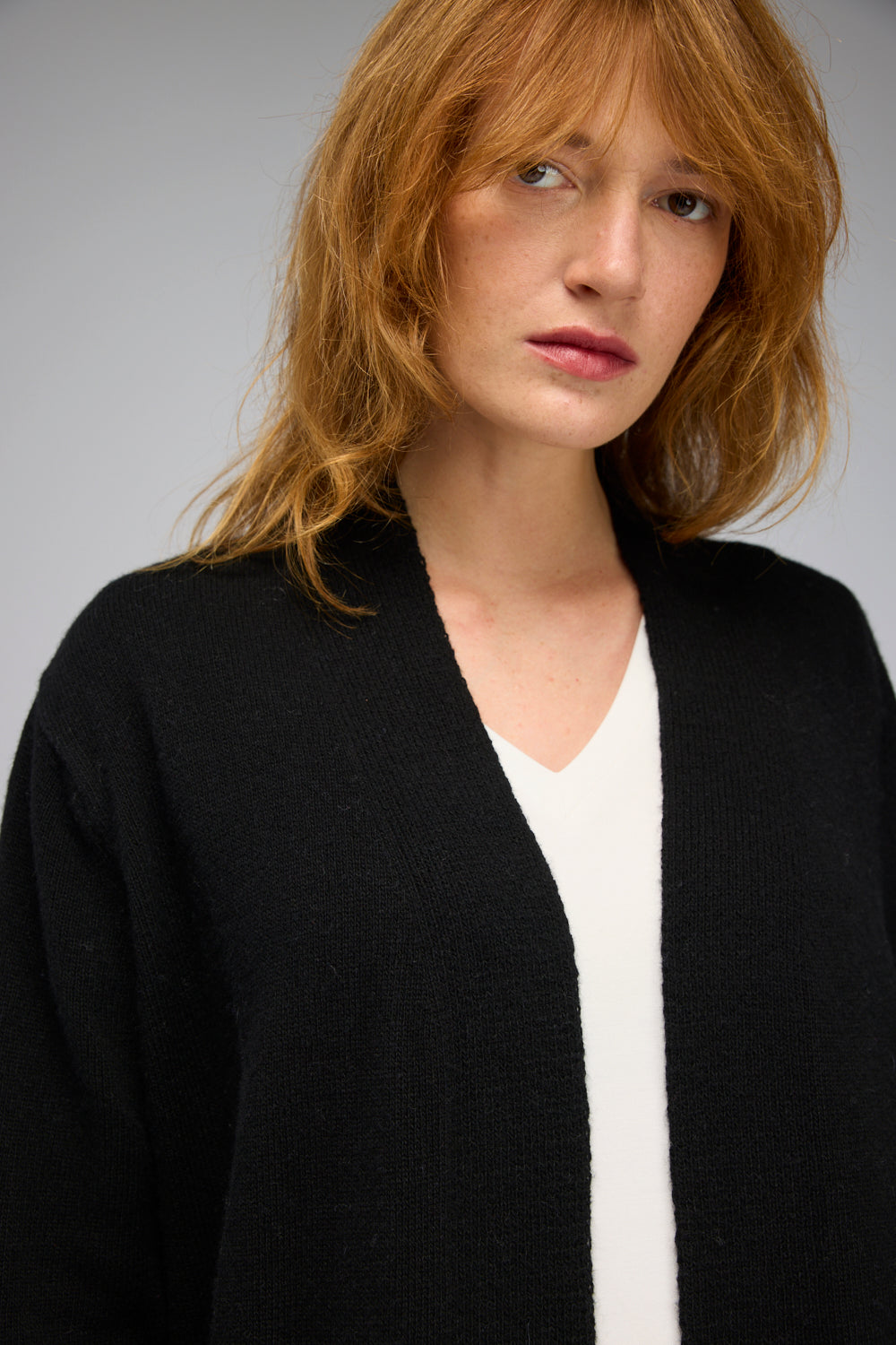 Paula Cardigan Sweater in Black