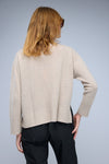 Lily Sweater with Cashmere in Stone Melange