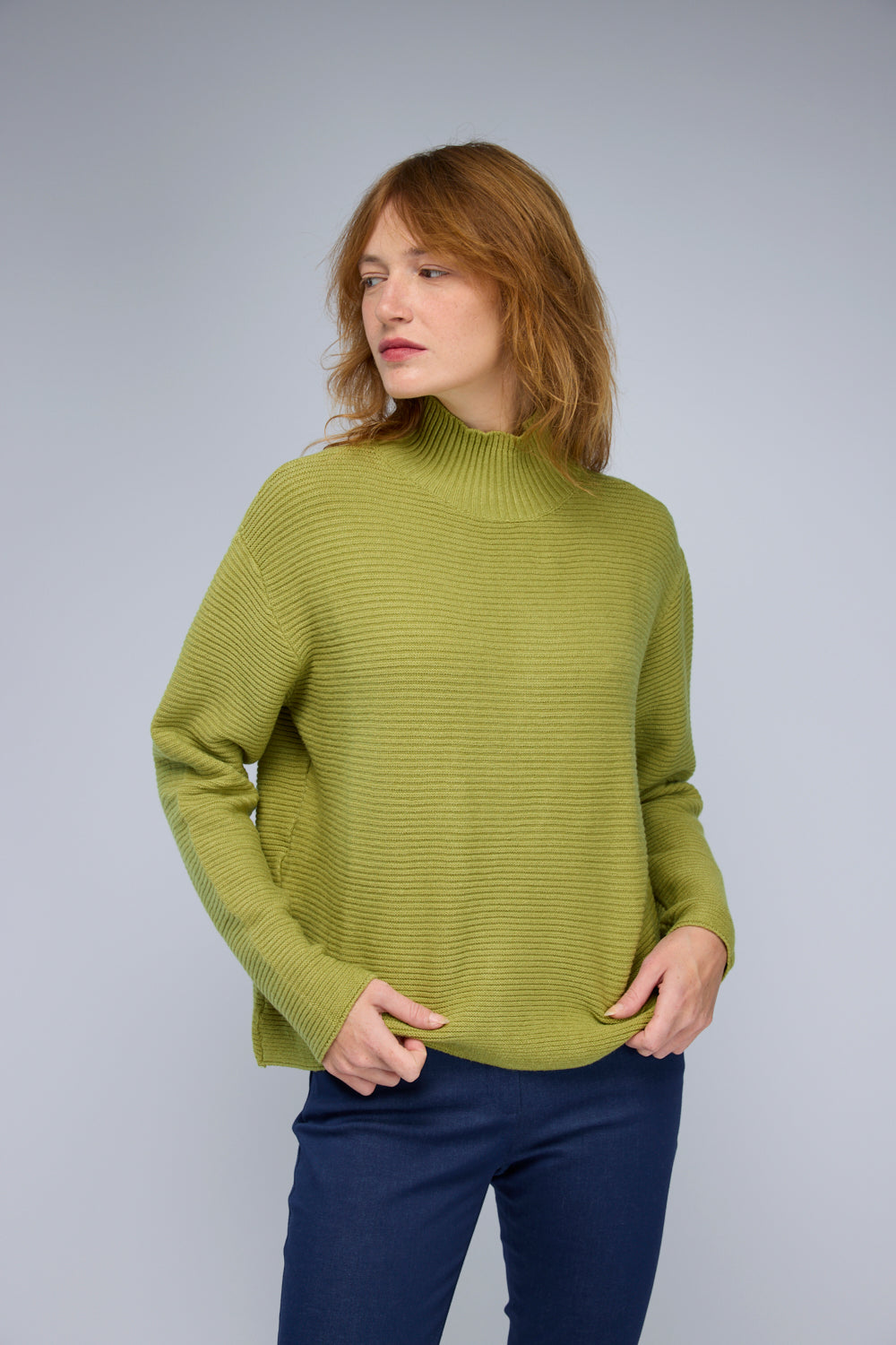 Alice Sweater in Olive Oil