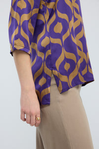 חולצה משי Silky דפוס 1