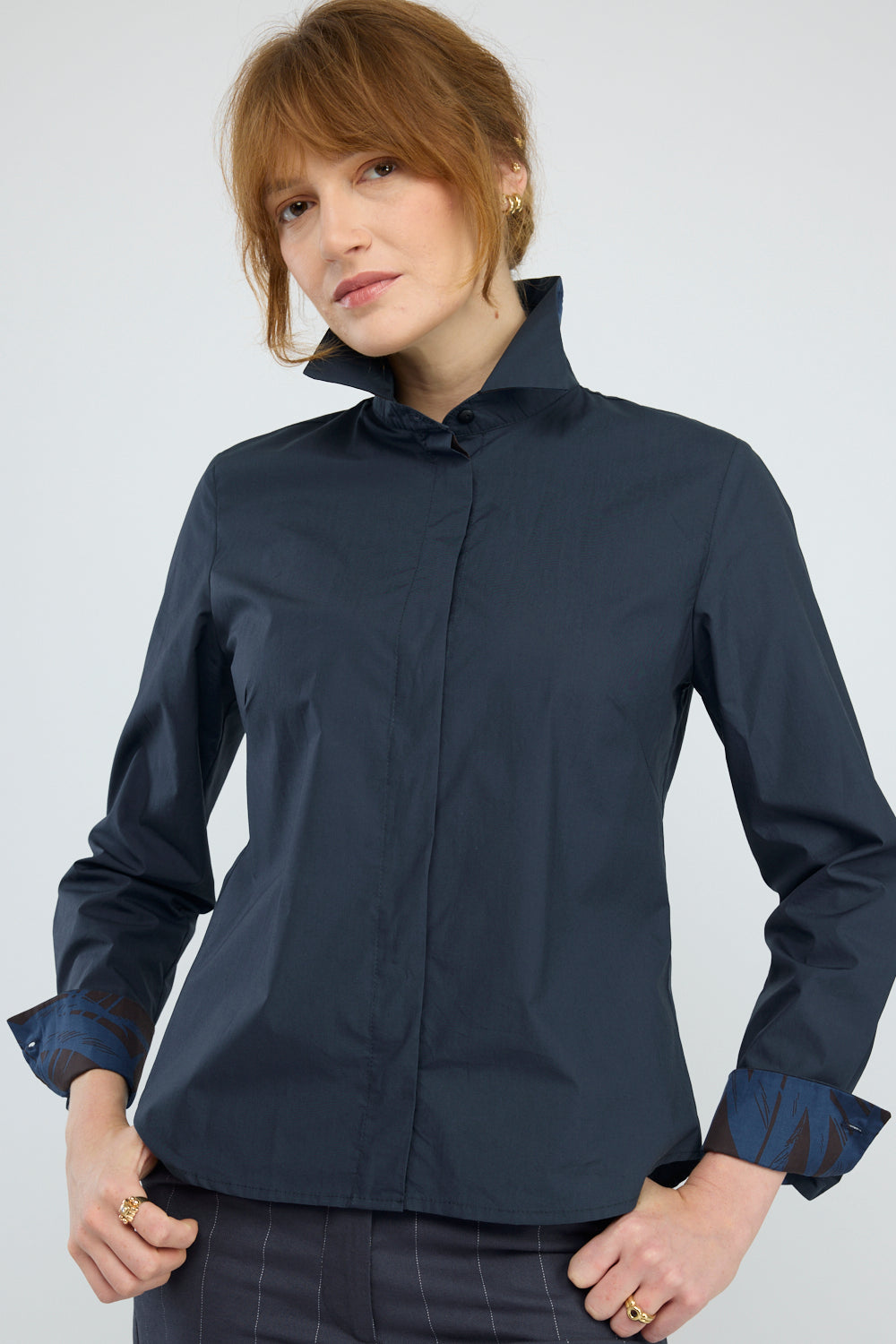 חלקה Milano מכופתרת  חולצה