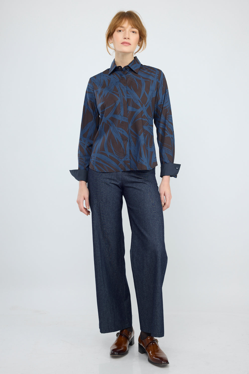 חולצה Milano מכופתרת  דפוס