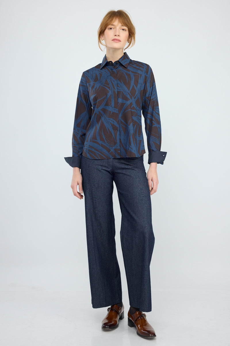 חולצה Milano מכופתרת  דפוס