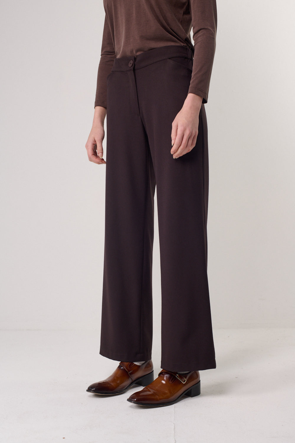 מכנסיים Harmony בחום וונגה