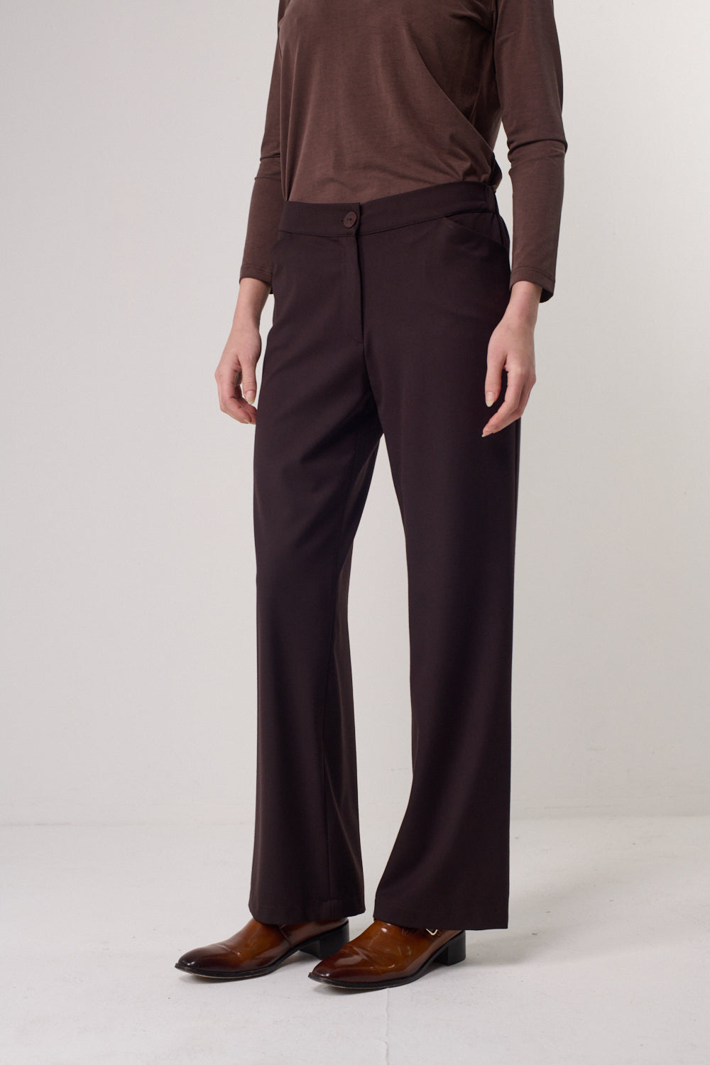 מכנסיים Harmony בחום וונגה