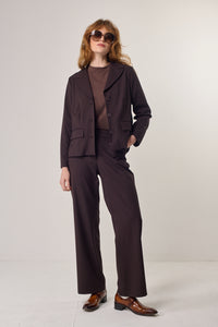 ג'קט Harmony בחום-וונגה (part of the suit)